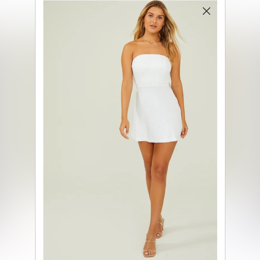 Altar'd State White Mini Dress